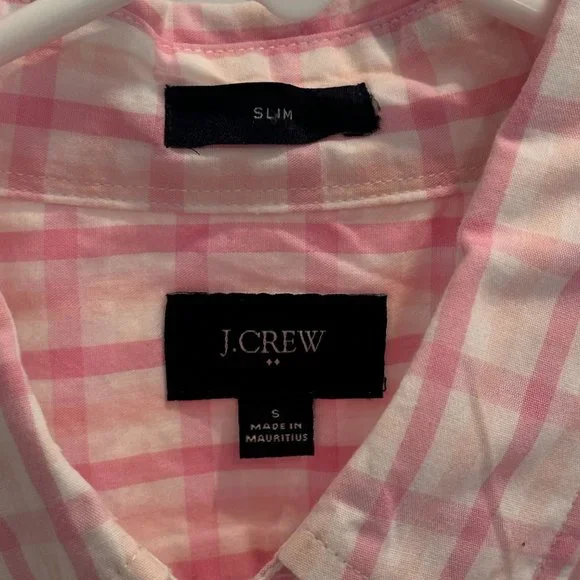 J. Crew Men's Slim Fit Button Down Long Sleeve Shirt - Picture 3 of 4